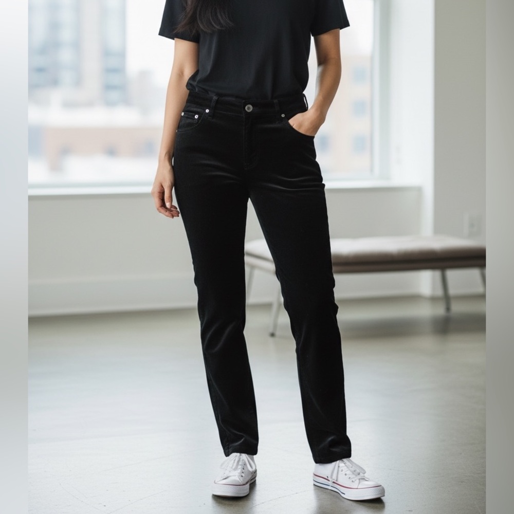 #61 Nine West Black Pantsuit
